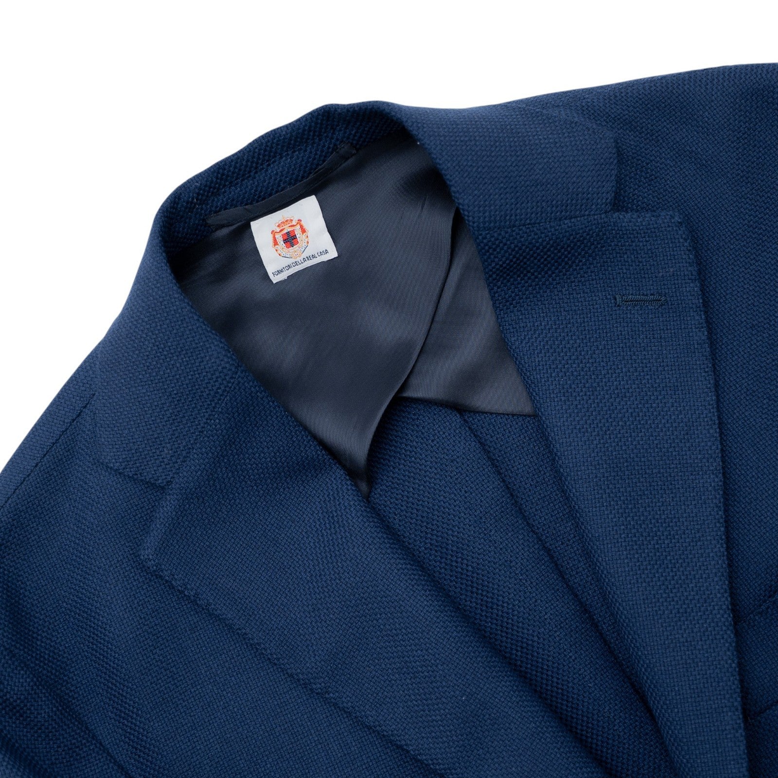 $1850 LUIGI BORRELLI NAPOLI Blue Jacket Sport Coat Knit Wool 36 US / 46 EU