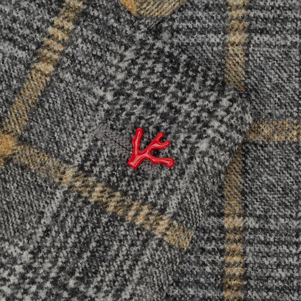 $6600 ISAIA "Gregorio" Gray Hand-Sewn Suit Flannel Wool Plaids 40 US / 50 EU 7R