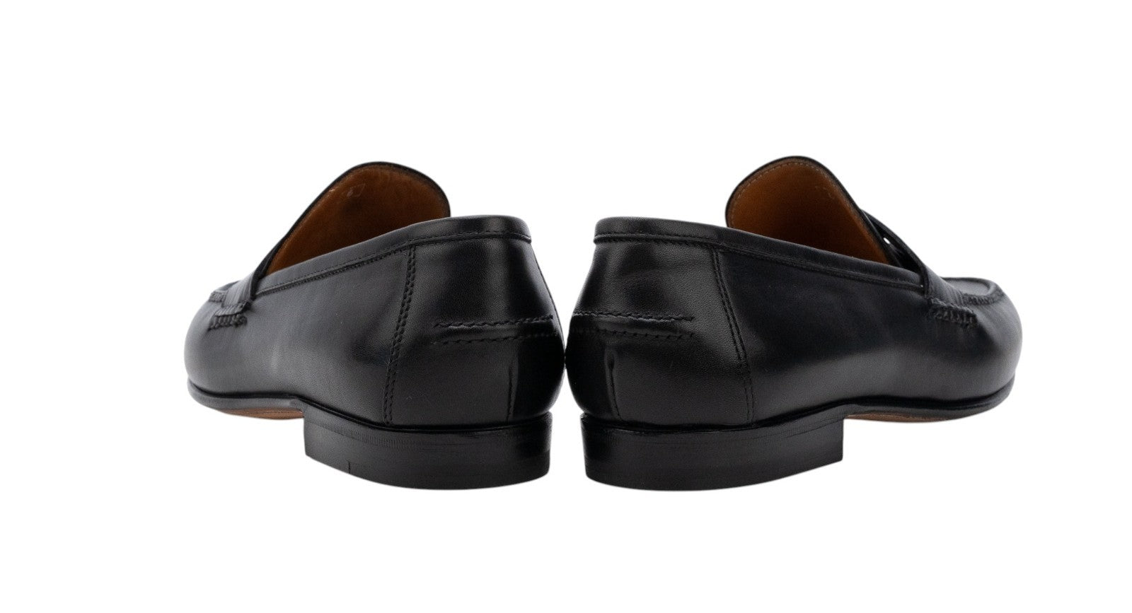 1655$ Luxury EDWARD GREEN Leather Penny Loafer Shoes Handmade Blue Navy