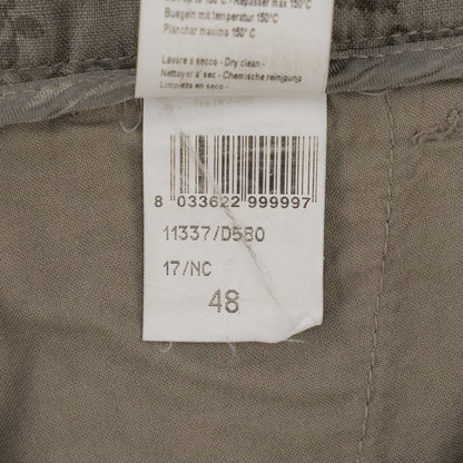 780$ ETRO MILANO Taupe Gray Fine Cotton Pant Straight Leg Made in Italy