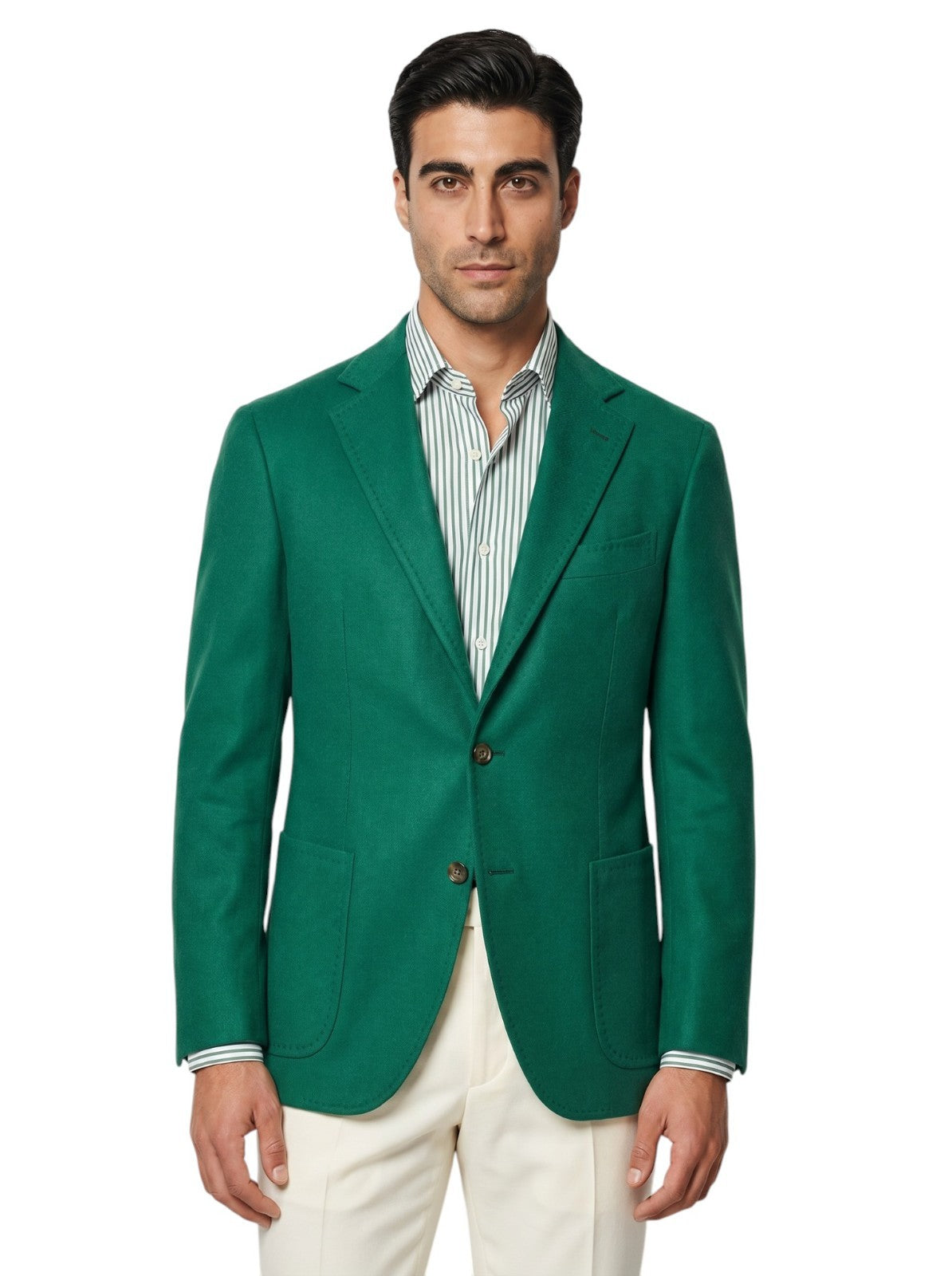 SARTORIO KITON NAPOLI Green Jacket Sport Coat 100% Cashmere for TINCATI MILANO