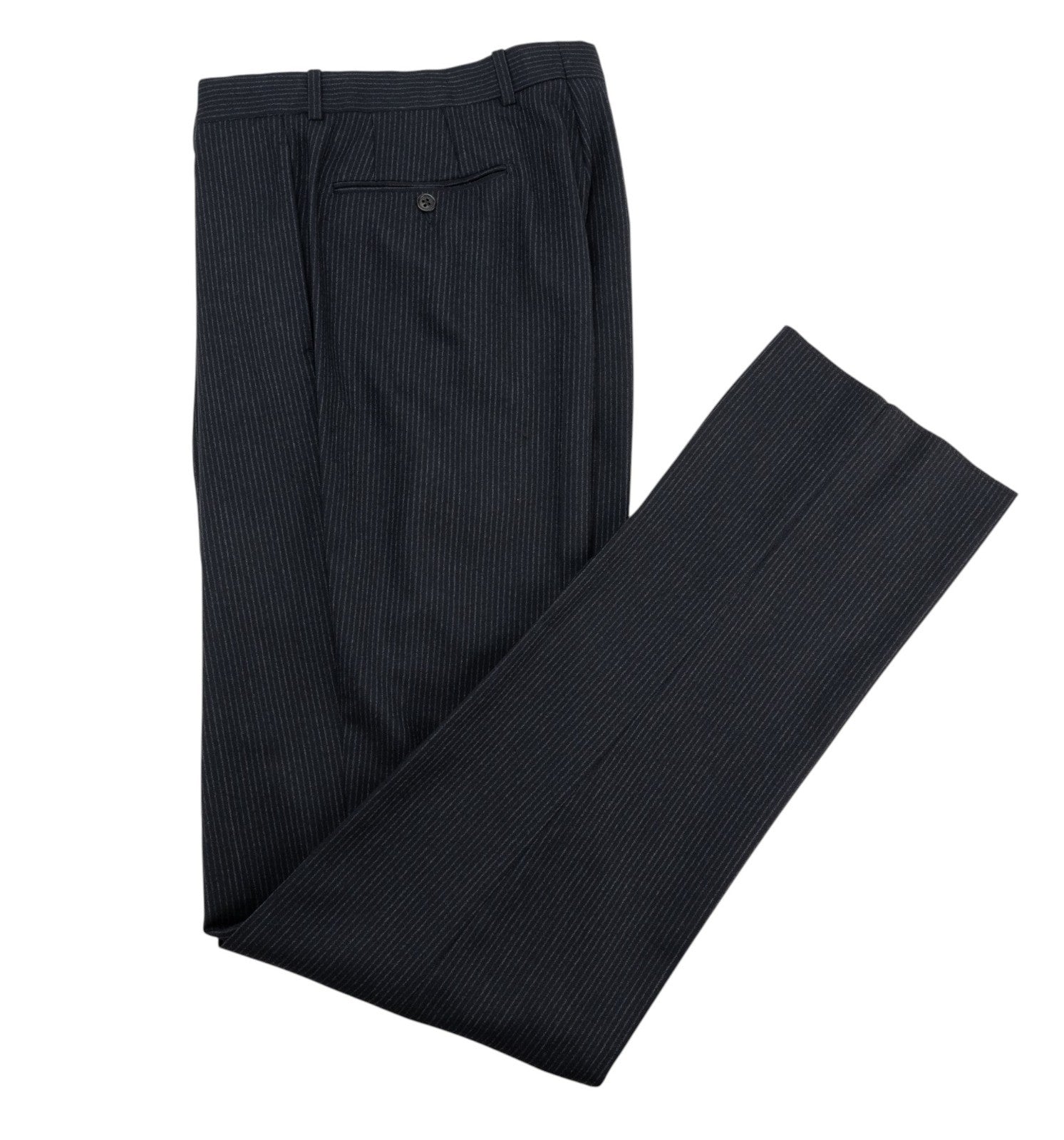 2900$ SARTORIO NAPOLI by KITON Blue Suit Wool 120's Pinstripe 42 US / 52 IT