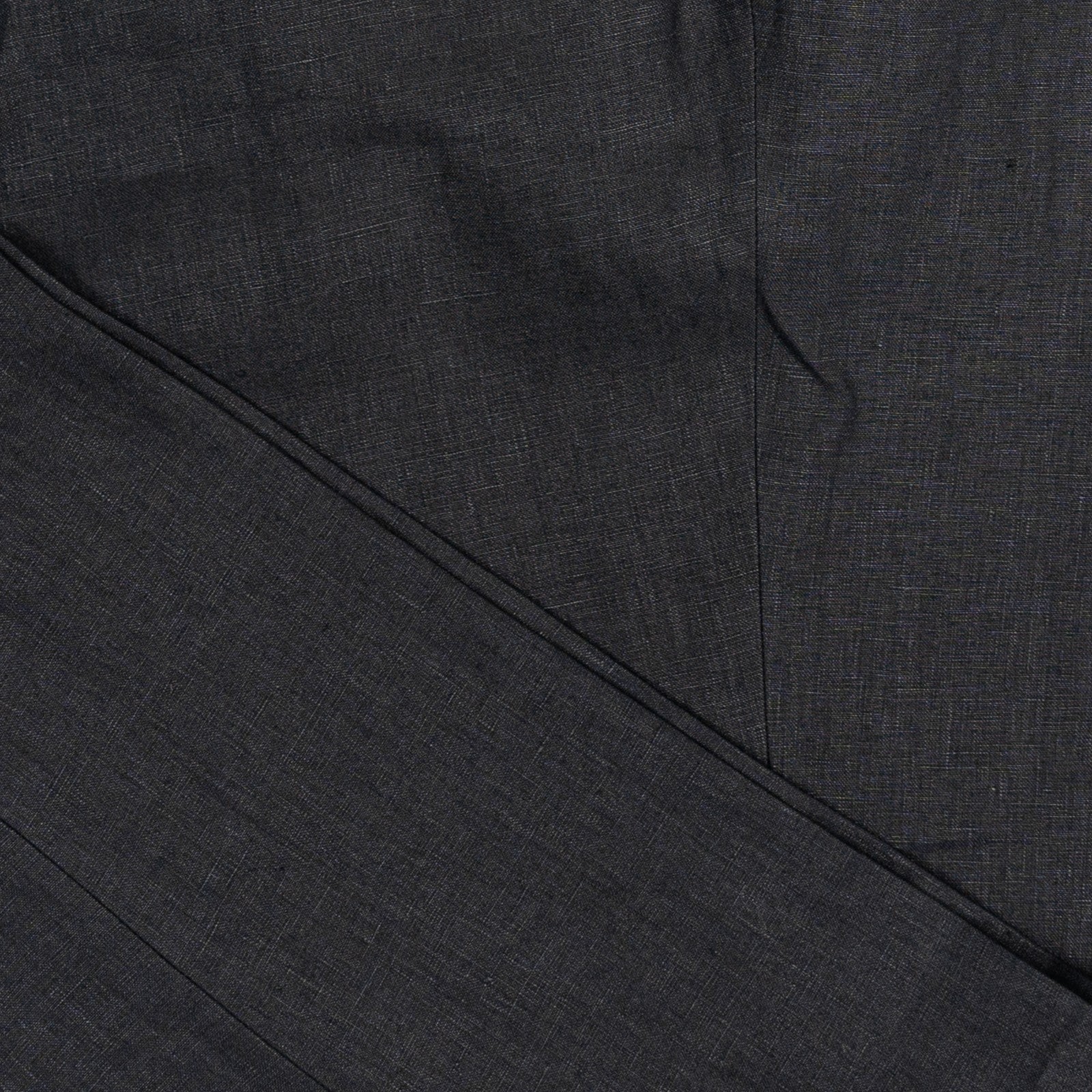 670$ RUBINACCI NAPOLI "Genny" Black 100% Linen Trouser Pant 40 US / 56 EU