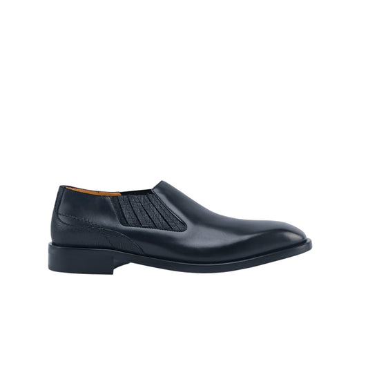 1200$ TESTONI 1929 Slip On Shoes Saffiano + Calf Blue Navy 8 UK / 9 US / 42 IT