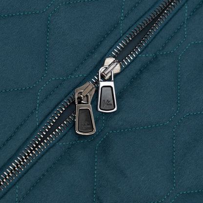 $6250 ISAIA  100% Cashmere Storm System® Jacket Coat Petrol Blue 38 US / 48 EU