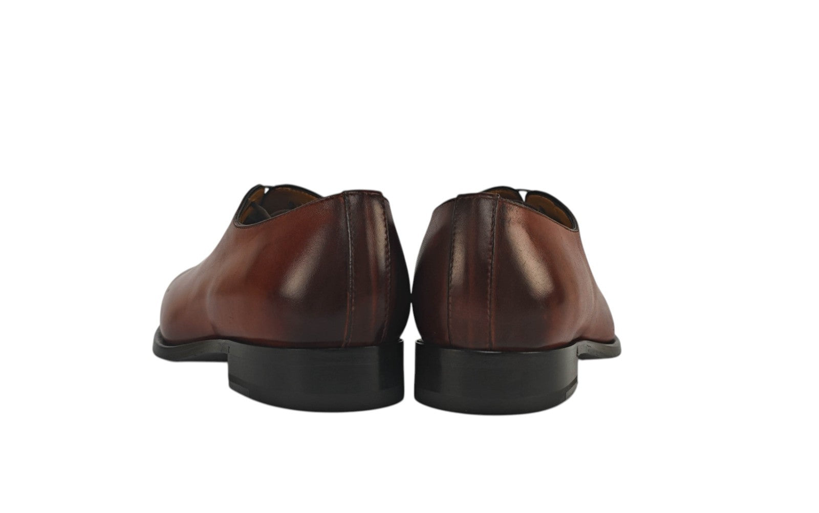 950$ TESTONI 1929 Oxford Shoes Antique Lux Calf Wine 8 UK  / 9 US / 42 IT