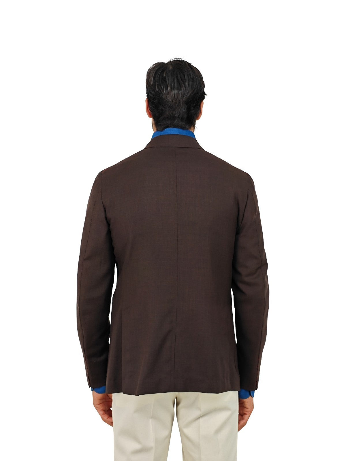 $4850 ISAIA NAPOLI Dark Brown Hand-Sewn Sport Coat Wool 40 US / 50 EU 8R