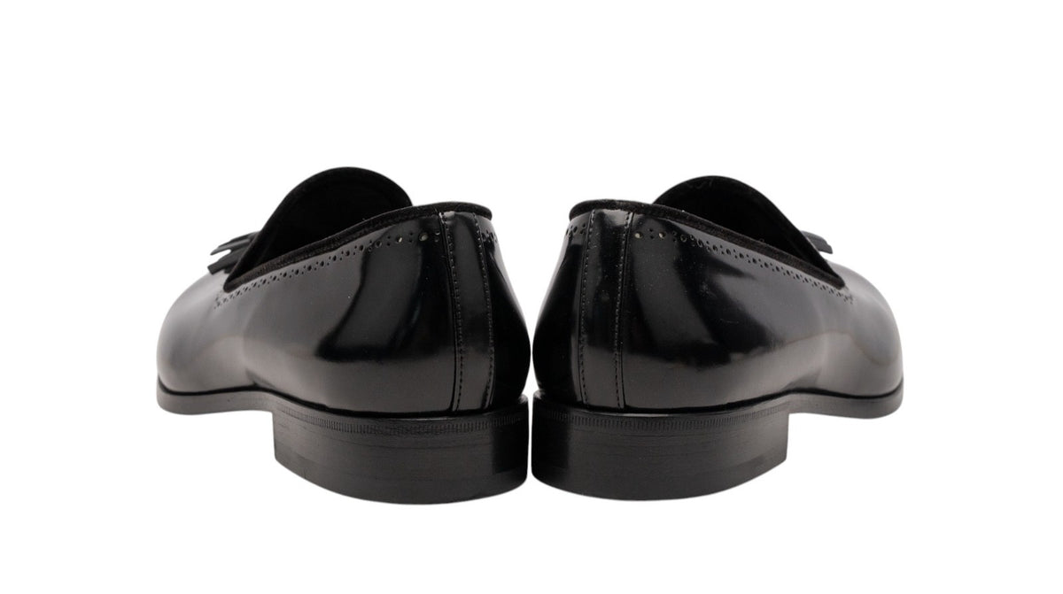 1500$ MARTEGANI 1891 Tassel Loafer Shoes 100% Shell Cordovan 8 UK / 9 US / 42 IT