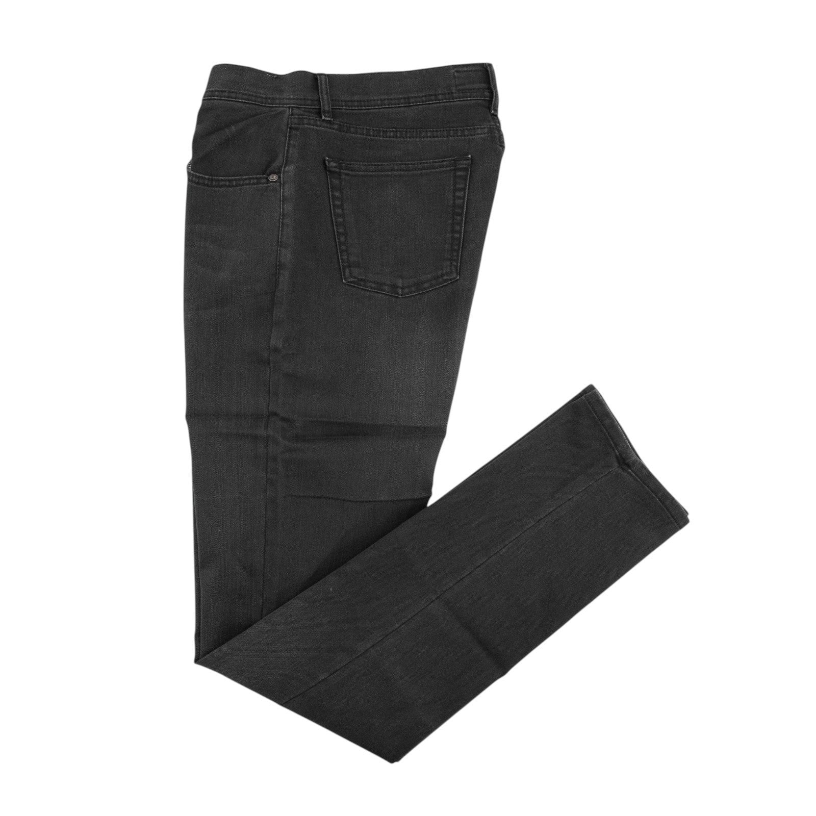 415$ LUIGI BORRELLI NAPOLI Charcoal 5 Pocket Jeans 35 US / 51 EU - Made in Italy