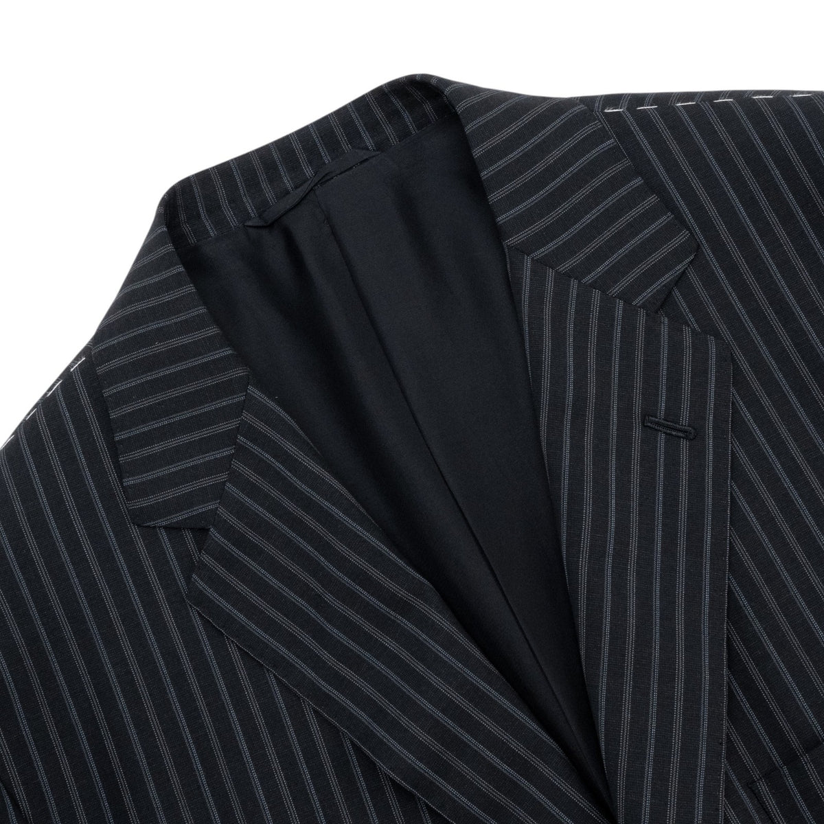 2800$ SARTORIO NAPOLI by KITON Dark Blue 3/2 Roll Suit Wool 44 US / 54 IT