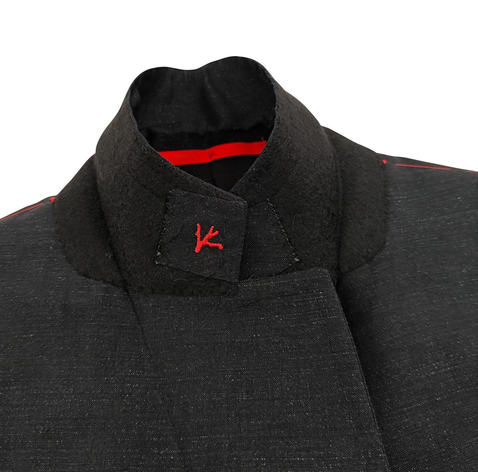 $6200 ISAIA NAPOLI Dark Gray Hand-Sewn Suit Wool Linen 40 US / 50 EU 7R