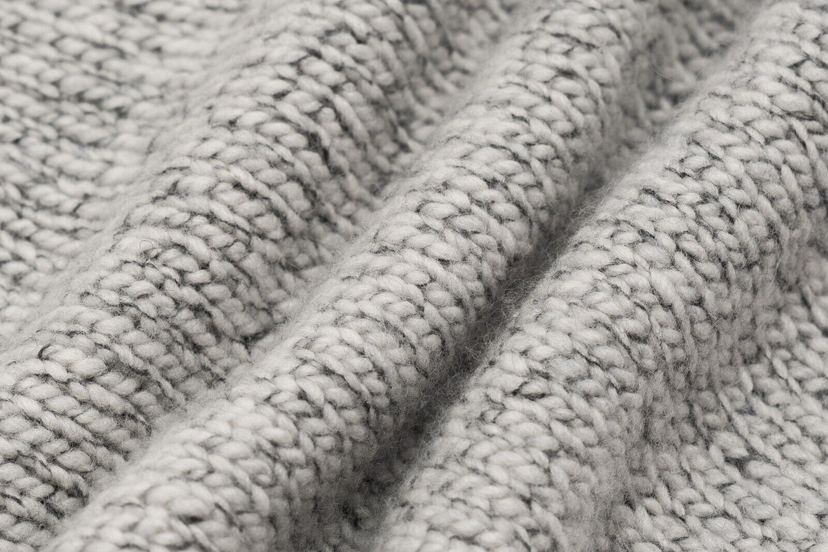 $2000 FEDELI CASHMERE "Malfilè" Gray Cardigan Jacket Full Zip Cashmere