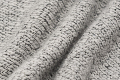 $2000 FEDELI CASHMERE "Malfilè" Gray Cardigan Jacket Full Zip Cashmere