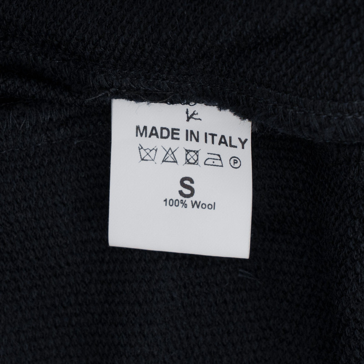 1350$ ISAIA NAPOLI Blue Navy Hand-Sewn Drawstring Track Pant Jersey Wool Size S
