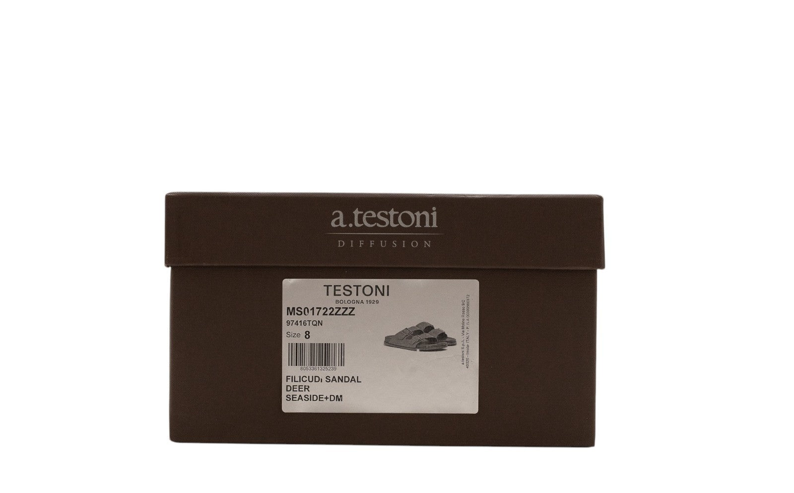 650$ TESTONI Filicudi Sandal Seaside + Dm 8 UK - 9 US - 42 IT