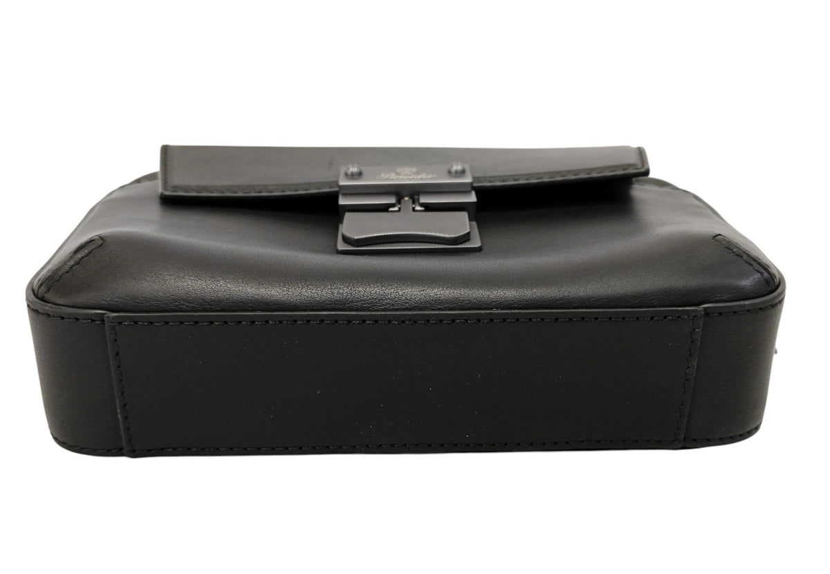 1070$ PINEIDER FIRENZE 1774 "Metro Smooth" Bumbag Belt Bag Calf Black