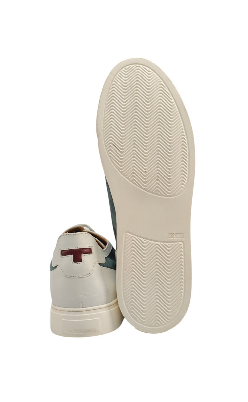 750$ TESTONI "Napoli" Sneaker Shoes Canvas Suede + Calf 8 UK  / 9 US / 42 IT