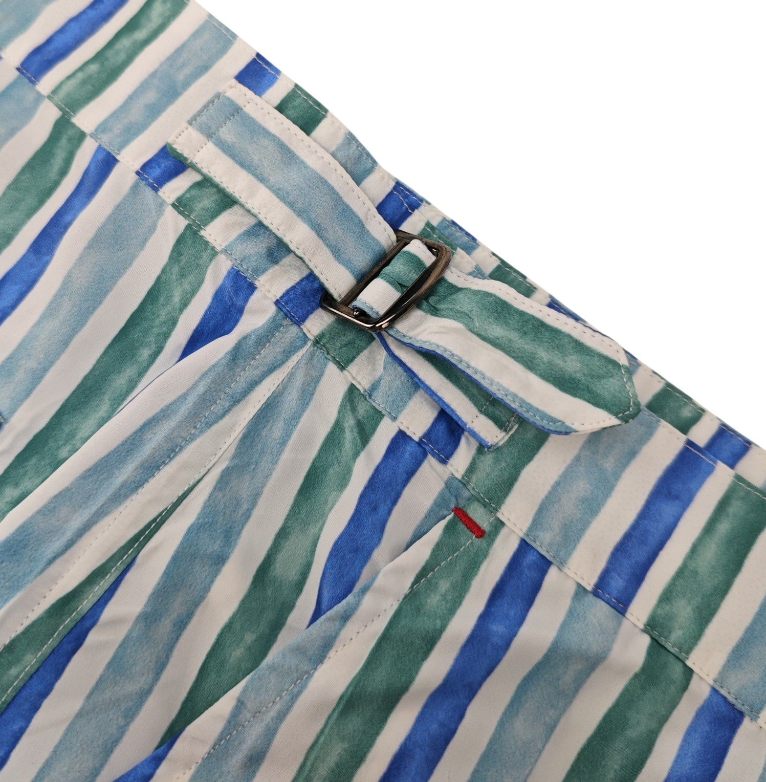 425$ ISAIA NAPOLI Striped Casalnuovo Swimsuit Swim Trunks Size XL