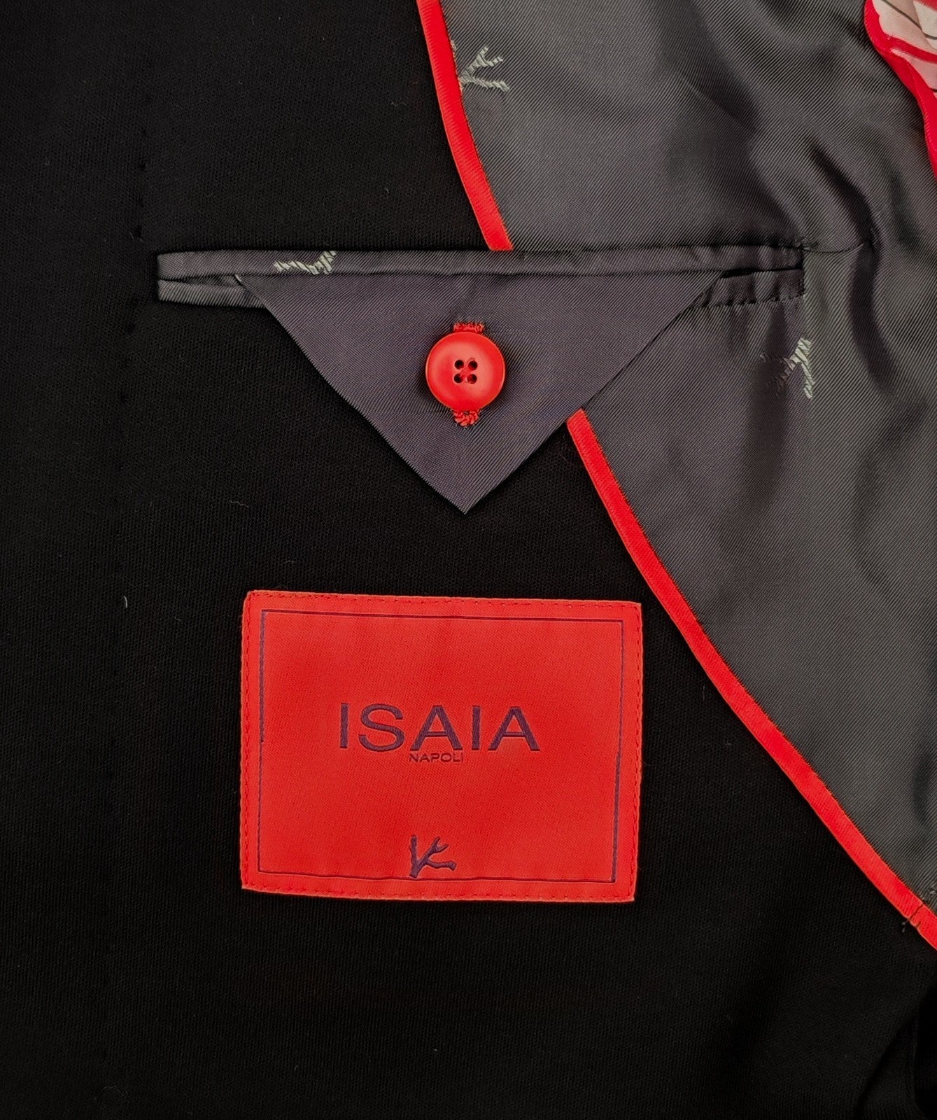 $6190 ISAIA "Capri" Black Jacket Sport Coat Wool Super 200's  40 US / 50 EU 8R