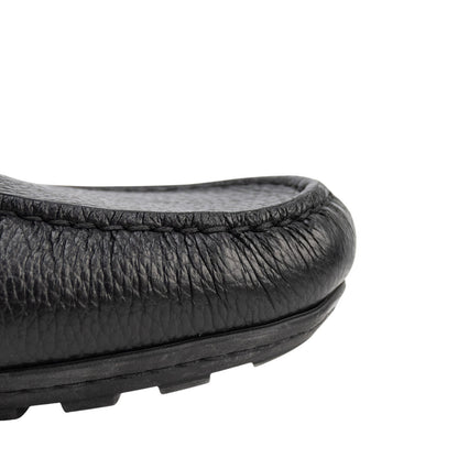 1200$ TESTONI Driver Loafer Shoes YorkCalf Black 8 UK / 9 US / 42 IT