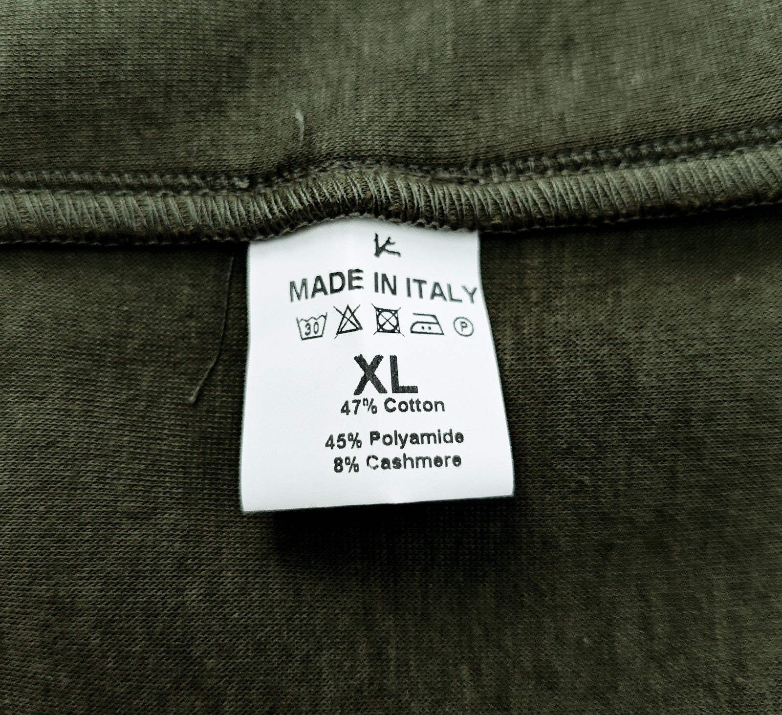 $1850 ISAIA NAPOLI Green Full Zip Track Jacket Wool - Cashmere Size XL