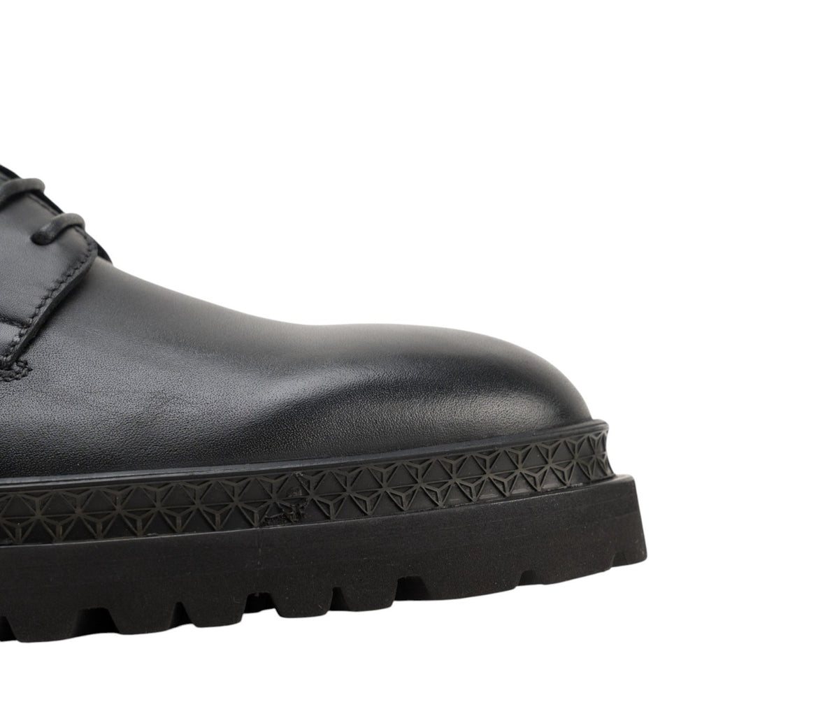 1050$ TESTONI Derby Sport Napa Calf Black 8 UK / 9 US / 42 IT