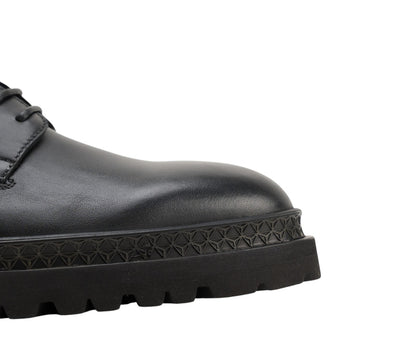 1050$ TESTONI Derby Sport Napa Calf Black 8 UK / 9 US / 42 IT