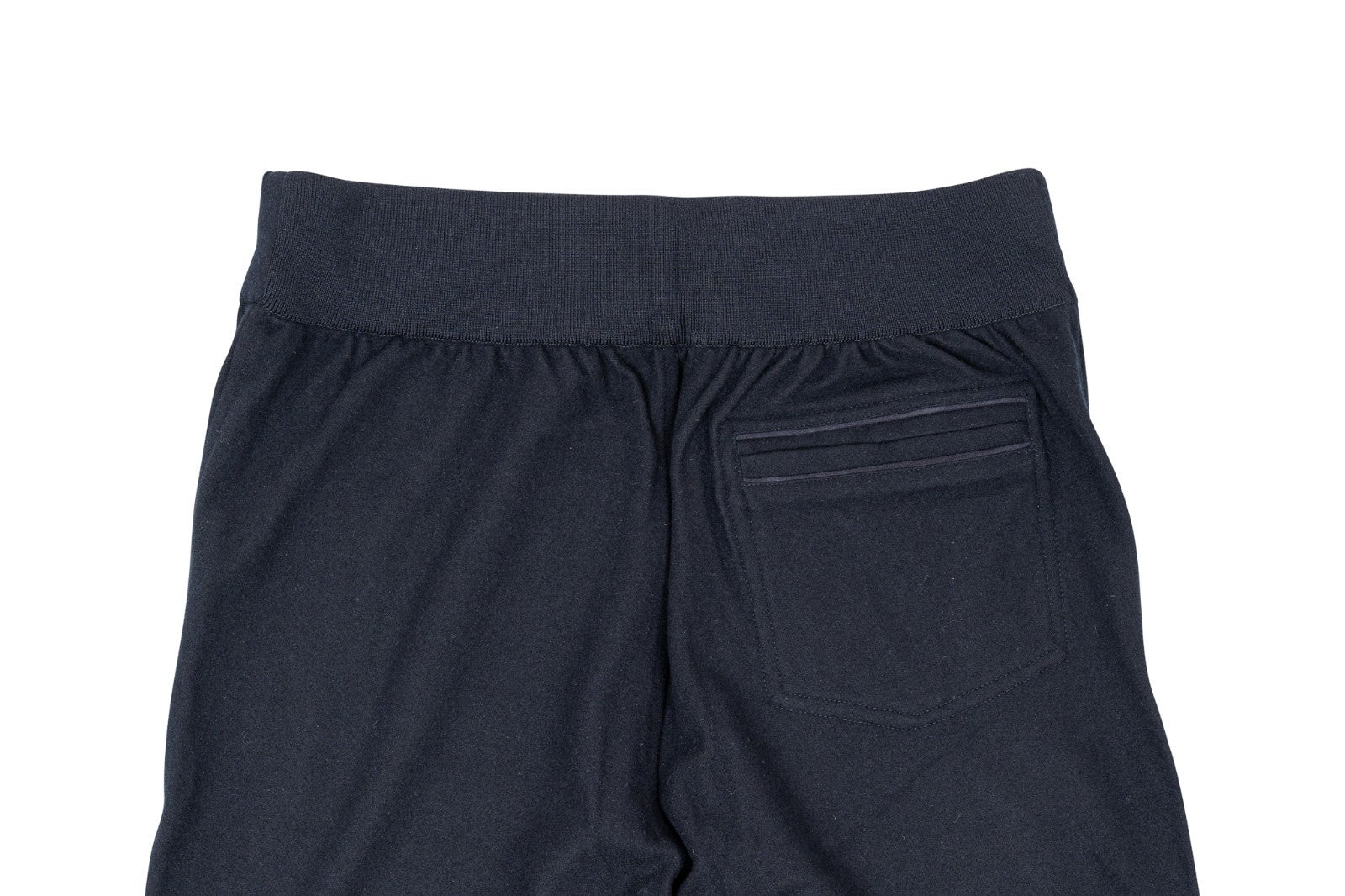 $2600 RUBINACCI Blue Tracksuit LORO PIANA Wool Cashmere + Leather Details