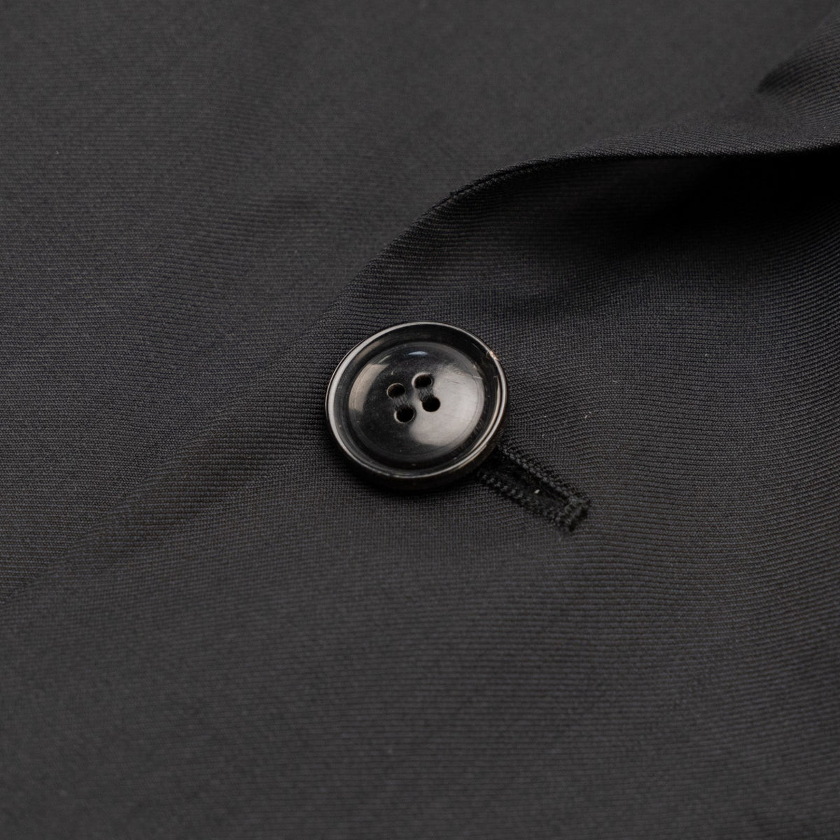 $2750 GIORGIO ARMANI "SOHO" Black Solid Suit Fine Wool 40 US / 50 EU 8R