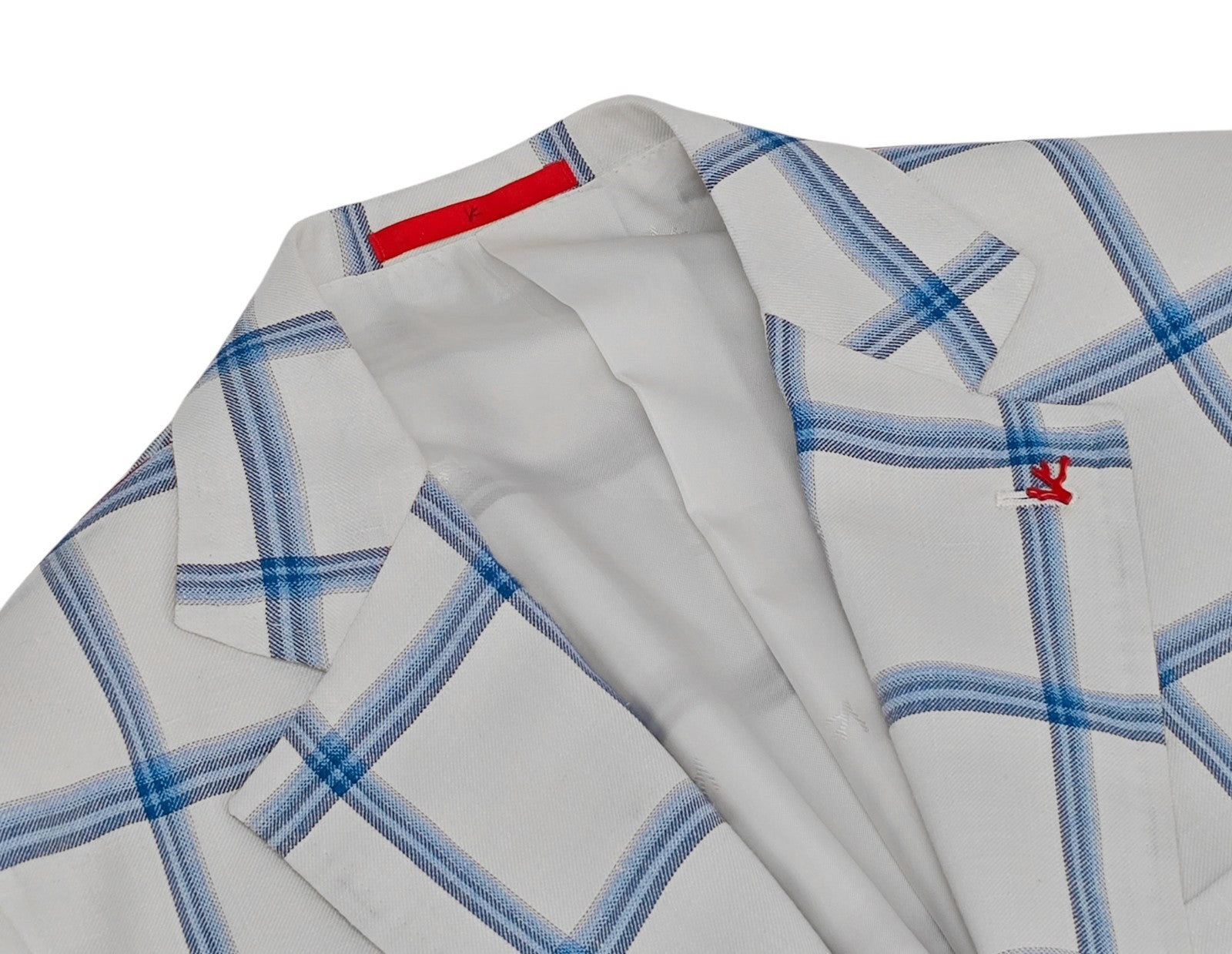 $4600 ISAIA White Sport Coat Wool Cashmere Silk Linen 42 US / 52 EU 8C