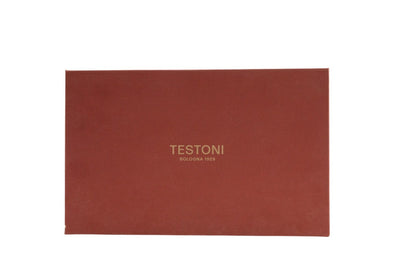1200$ TESTONI "Portonovo" Derby Shoes Soft Calf Blue 10 UK / 11 US / 44 IT
