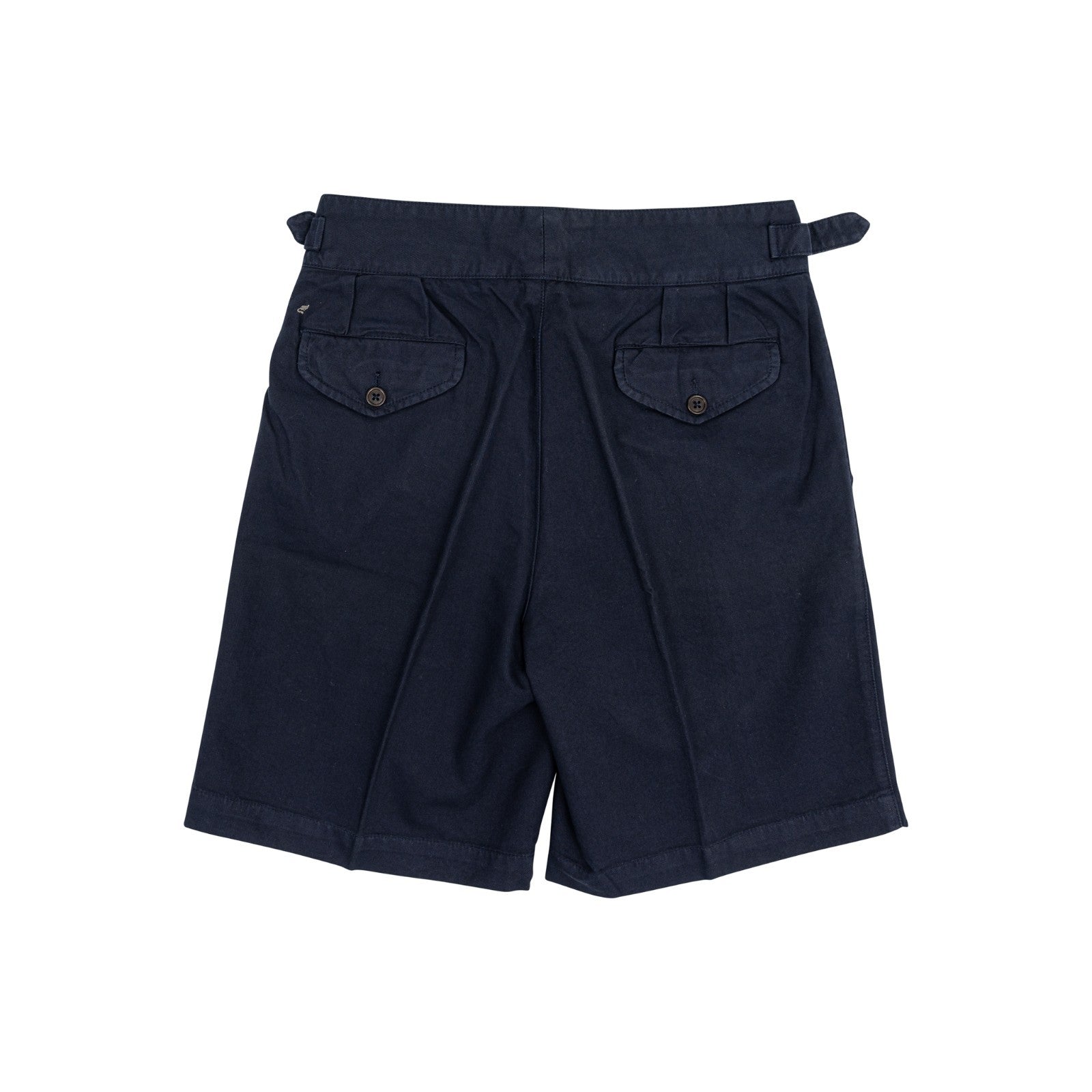 530$ RUBINACCI NAPOLI Manny Gurkha Short Pant Blue Cotton 28 US / 44 IT