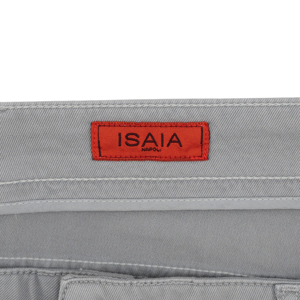 690$ ISAIA NAPOLI Gray 5 Pockets Jeans Pant Denim Cotton Regular 40 US / 56 EU