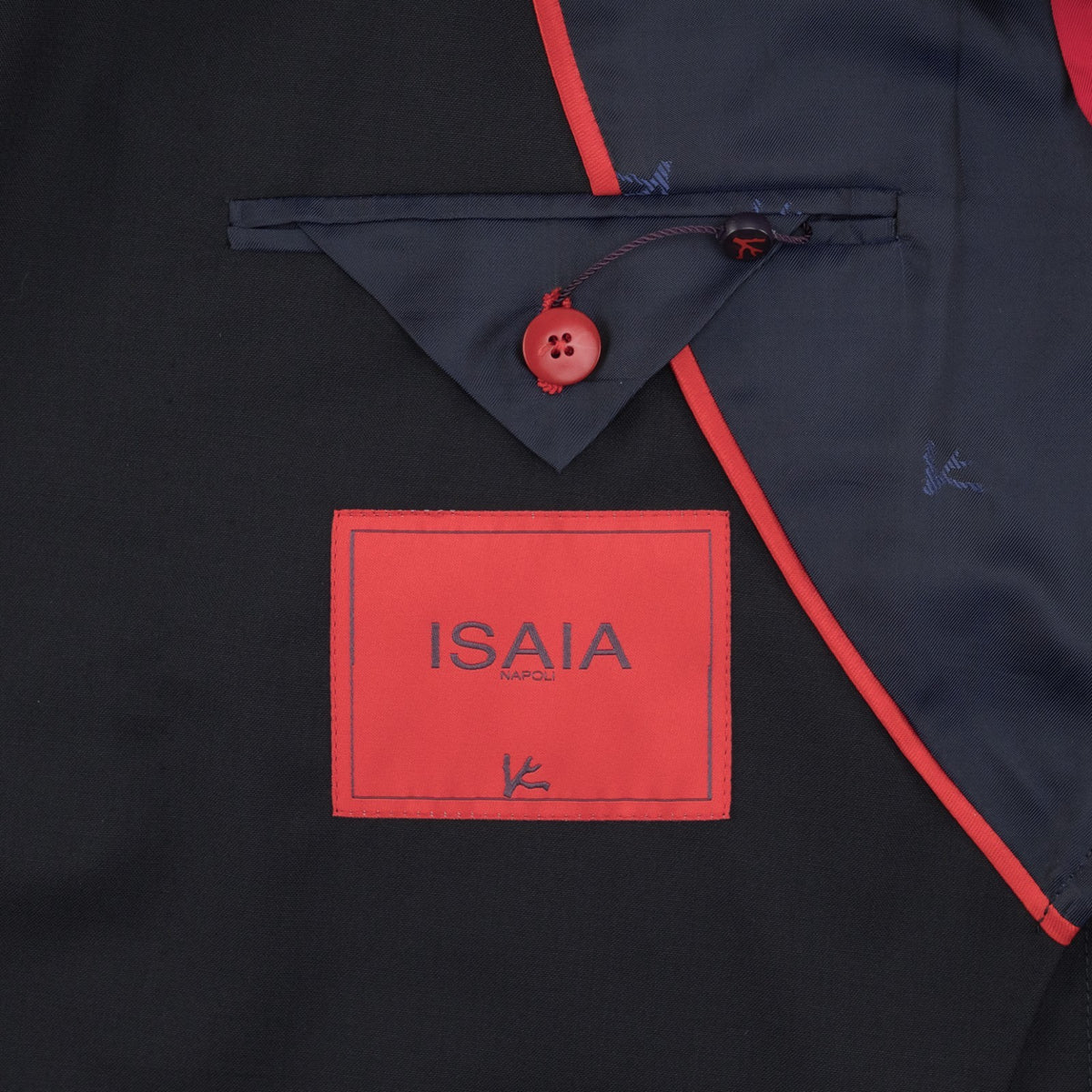 $5750 ISAIA NAPOLI "Domenico" Blue Jacket Sport Coat Fine Wool 46 US / 56 EU 7R