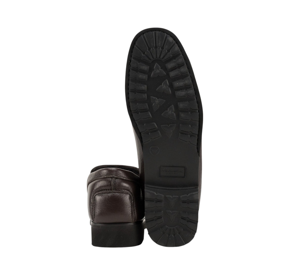1300$ TESTONI "Gargano" Loafer Shoes Deer + Fur Lining Cigar 8 UK / 9 US / 42 IT