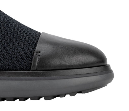 920$ GIORGIO ARMANI Shoes Slip on Sneakers Blue Tech + Leather 10 UK 11 US 44 IT