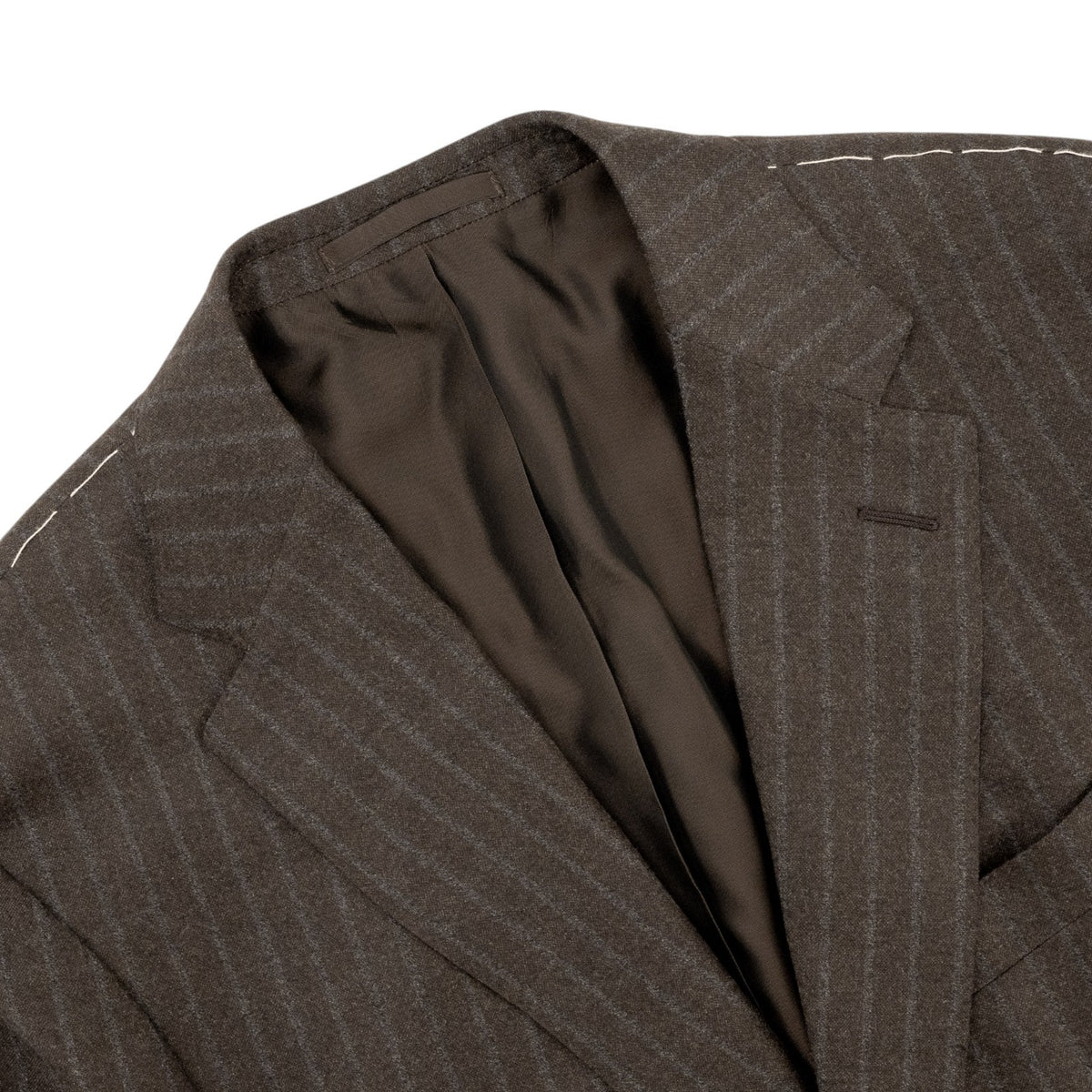 1450$ BONMEZZADRI by CARUSO Handmade Suit Wool 130's Brown 40 US / 50 IT  8R