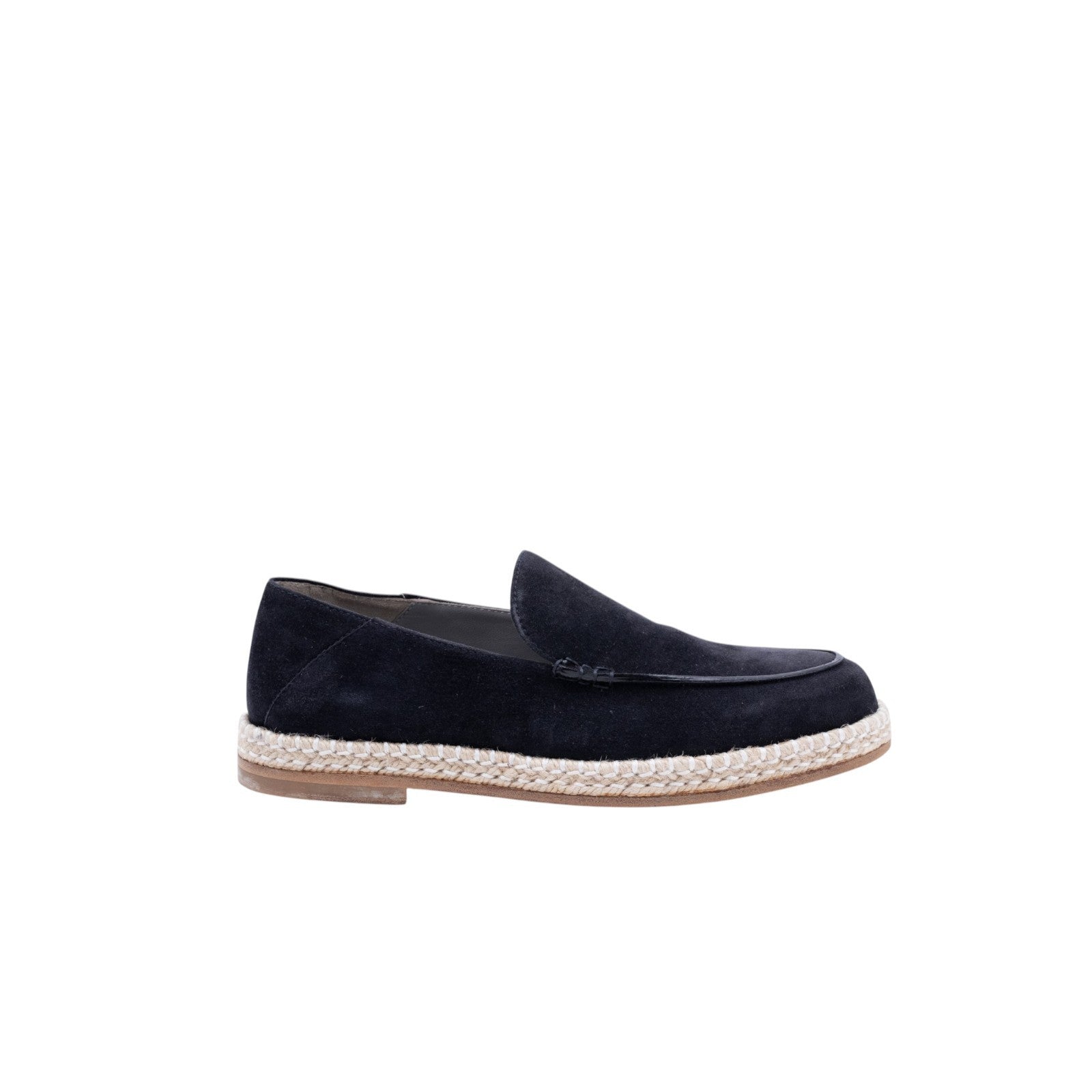 ISAIA NAPOLI Blue Goatskin Suede Loafers Espadrilles 6.5 UK / 7.5 US / 40.5 IT