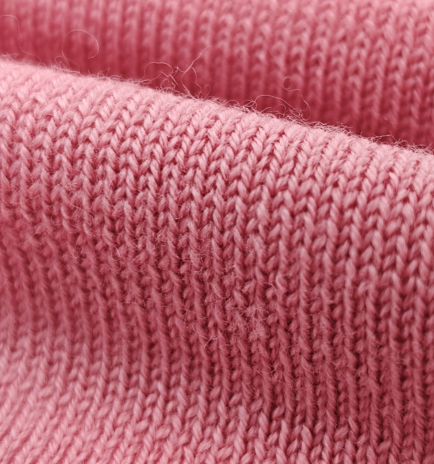 1425$ ISAIA NAPOLI Logo Pink Crewneck Sweater Knit Wool Size S