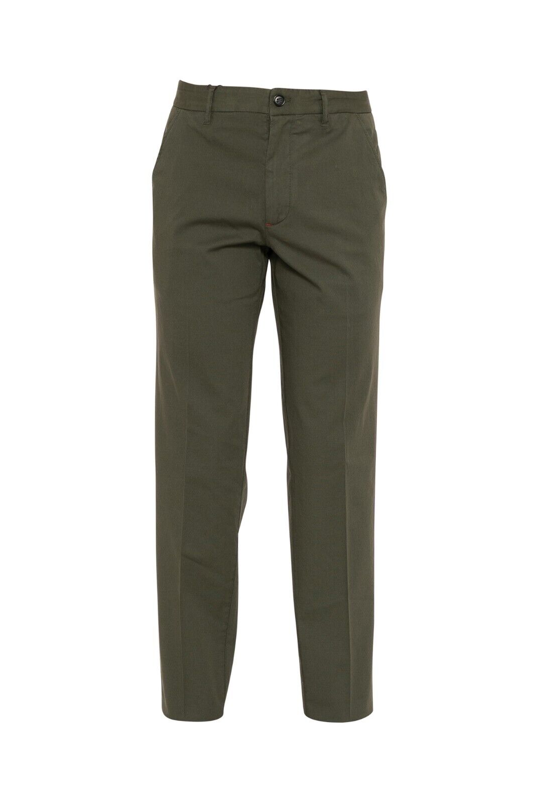 690$ ISAIA NAPOLI Comfort Project Green Chino Trousers Pant Cotton 32 US / 48 EU
