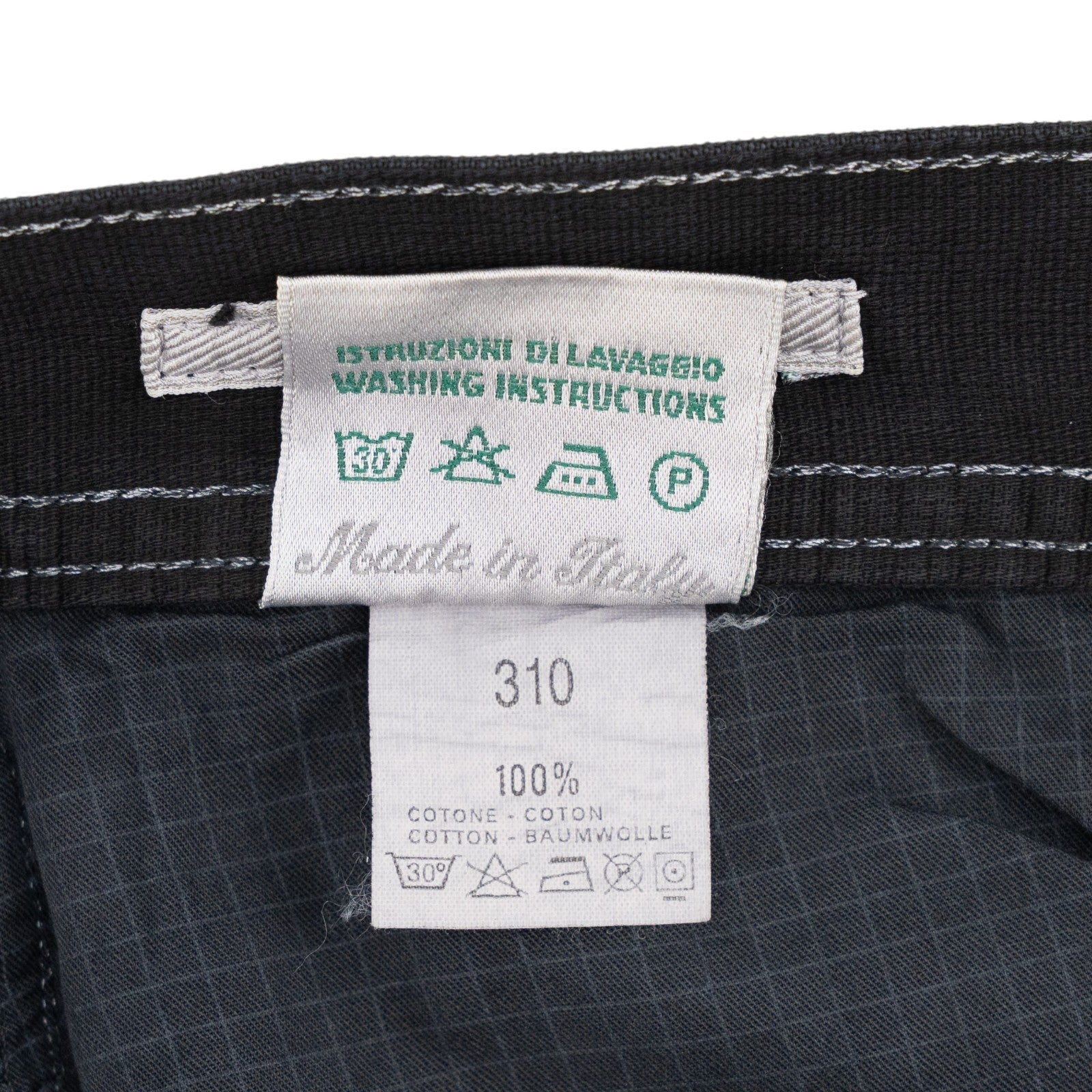 415$ LUIGI BORRELLI NAPOLI Black Denim Jeans Pant Cotton 36 US / 52 EU