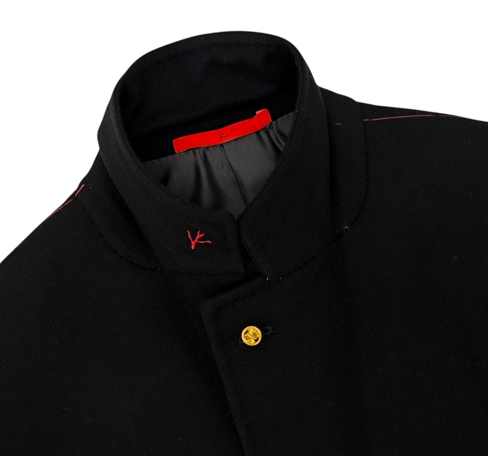 $6190 ISAIA "Capri" Black Jacket Sport Coat Wool Super 200's  40 US / 50 EU 8R