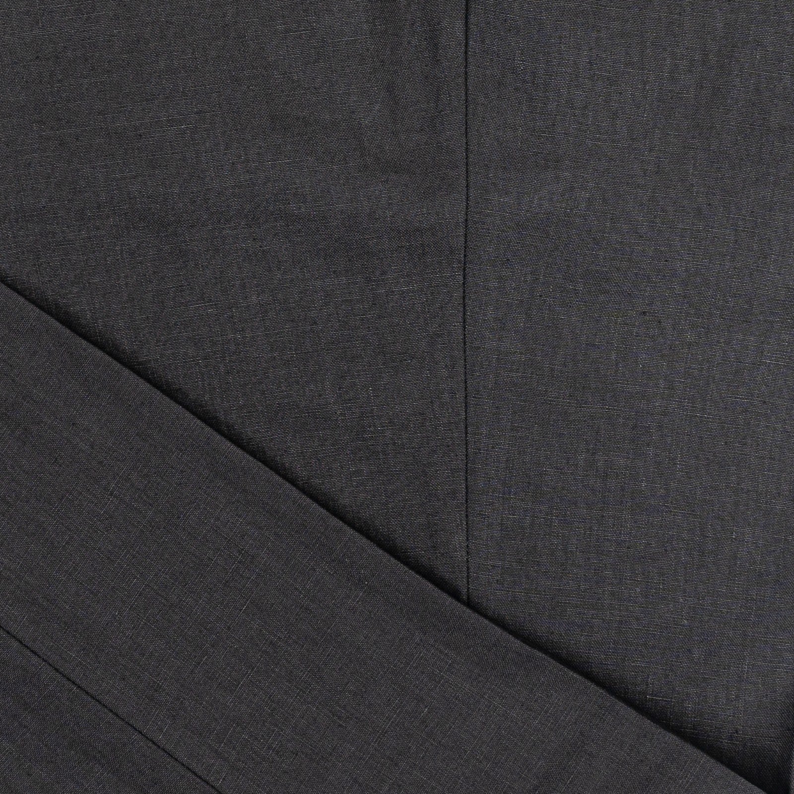 670$ RUBINACCI NAPOLI "Luca" Black 100% Linen Dress Pant 36 US / 52 EU