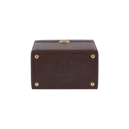 $2500 RARE BROOKS BROTHERS Leather Cocktail Shaker Set Travel Case New Vintage