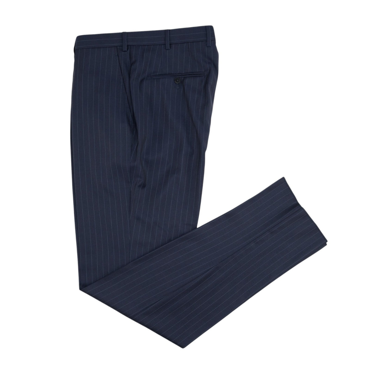 $6650 ISAIA NAPOLI "Capri" Blue Suit Wool Fine Wool 4 Season 44 US / 54 EU 8R