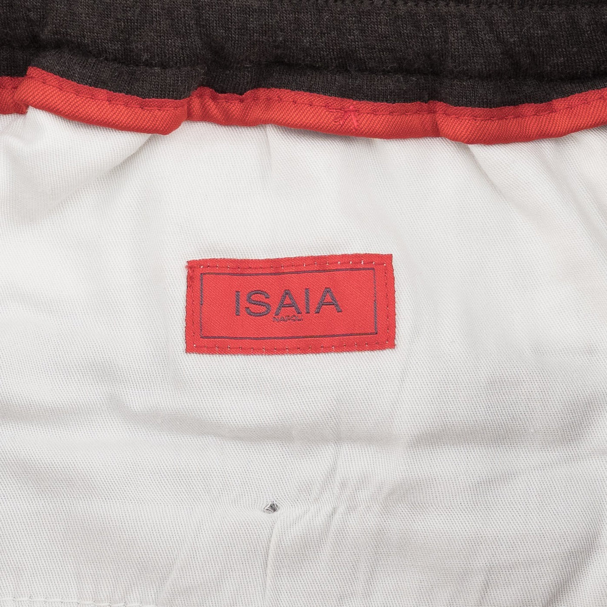 1285$ ISAIA NAPOLI "Comfort Project" Brown Drawstring Pant Wool 32 US/48 EU