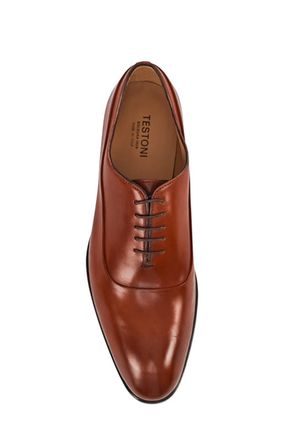1300$ TESTONI Sant'Eulalia Oxford Shoes BOLOGNESE Calf Rust 8 UK / 9 US / 42 IT