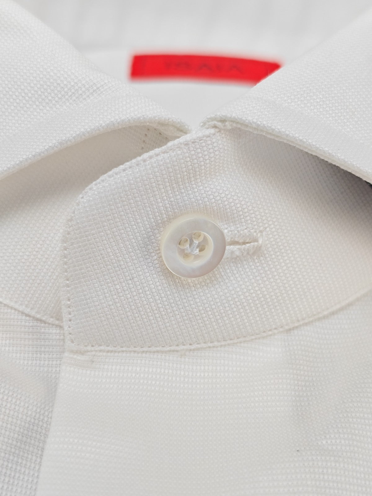 780$ ISAIA "Mix" Dress Shirt French Cuffs White Oxford Cotton 15.5 - 39  1T