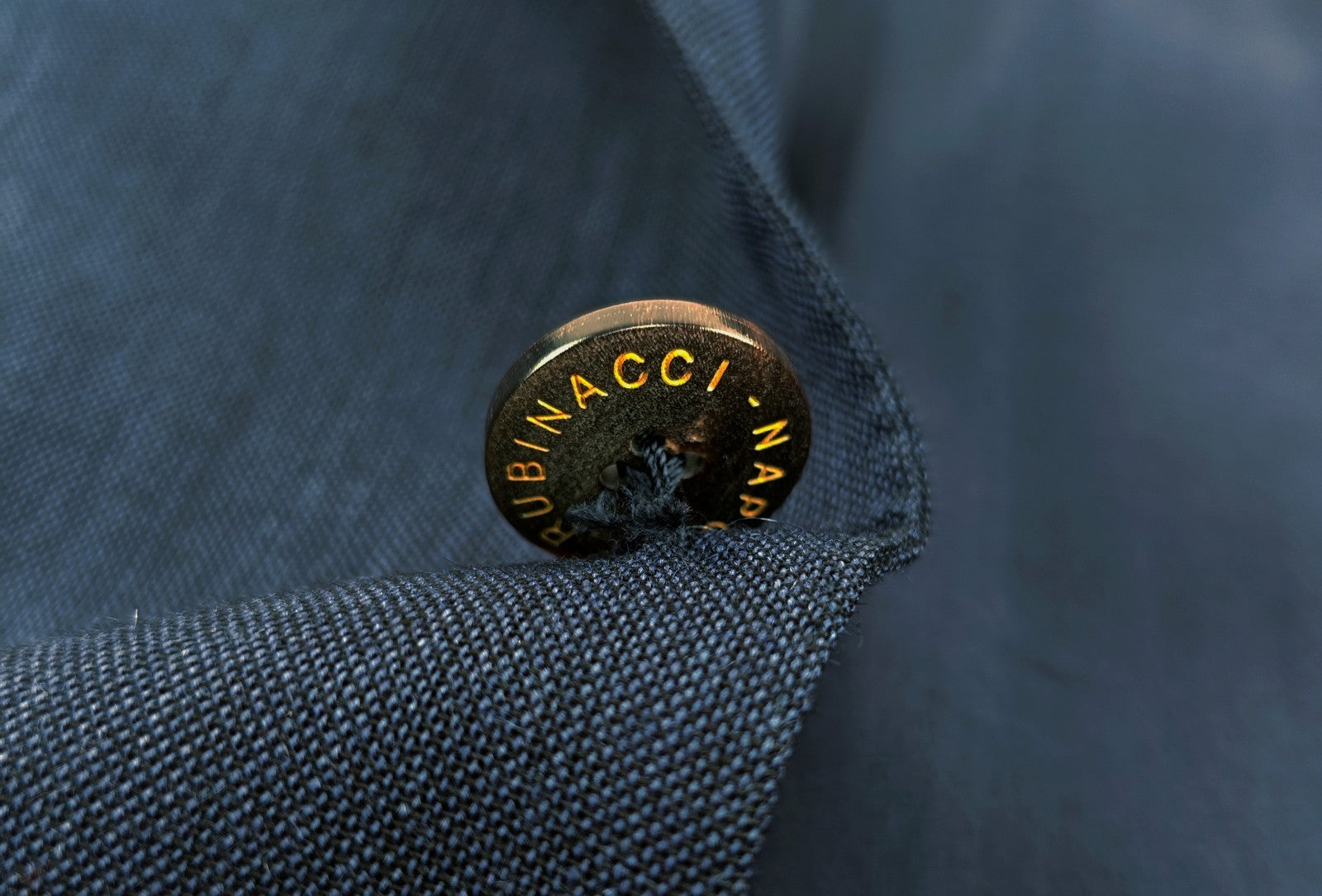 $2250 RUBINACCI LONDON HOUSE Blue Hand-Sewn Jacket Sport Coat Wool 38 US / 48 EU