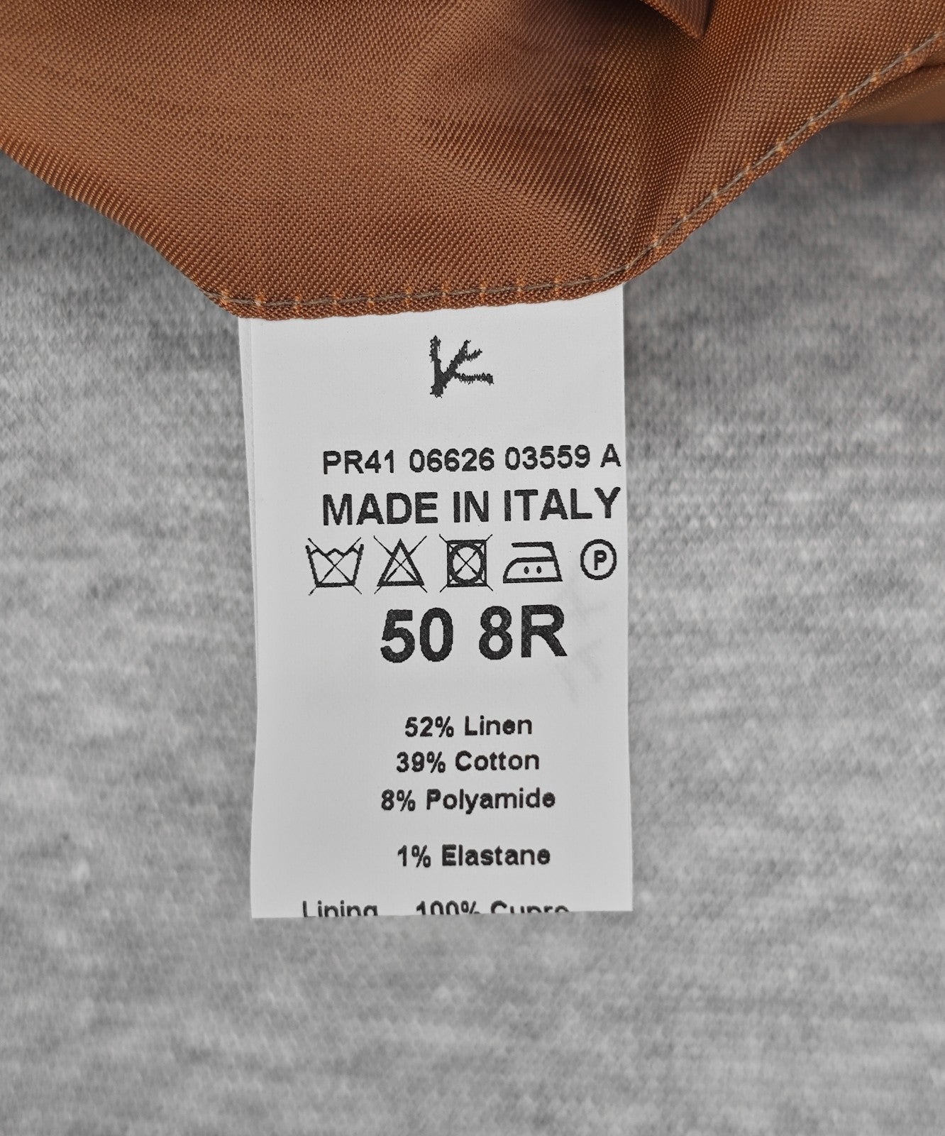 $5200 ISAIA "Domenico" Gray Sport Coat Jersey Linen Cotton Comfort 40 US / 50 EU